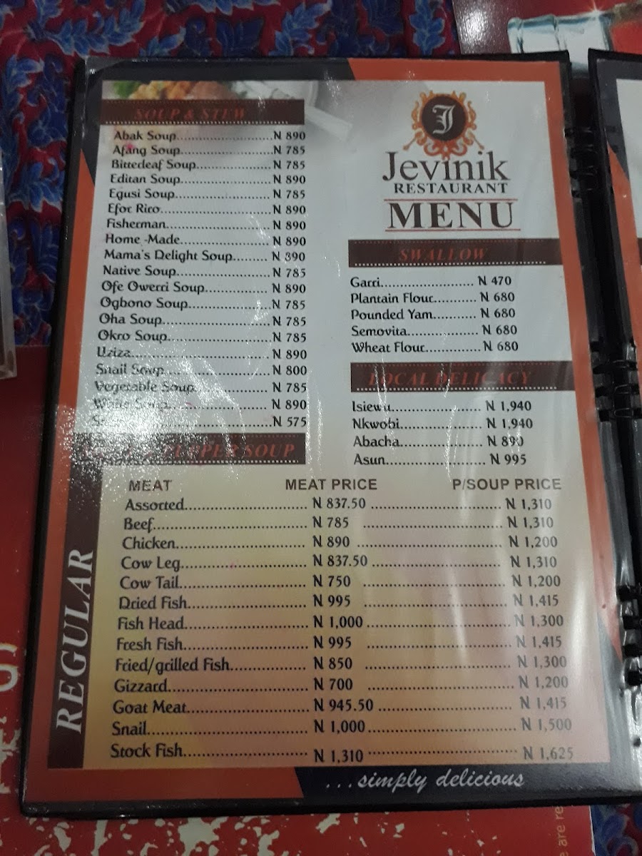 Menu Jevinik Restaurant-10