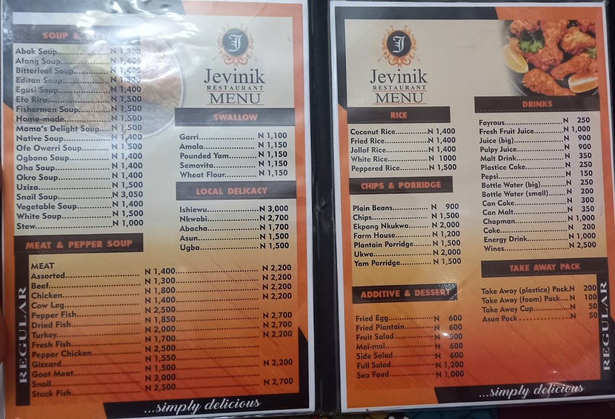 Menu Jevinik Restaurant-4