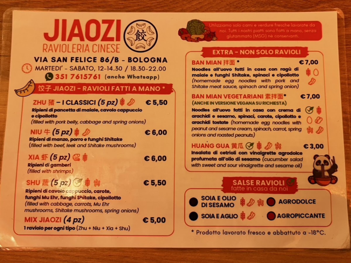 Menu Jiaozi Ravioleria Cinese-2