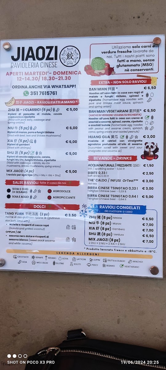 Menu Jiaozi Ravioleria Cinese-7