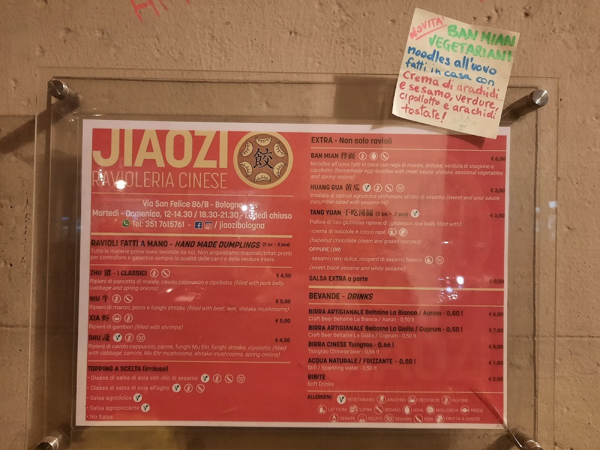 Menu Jiaozi Ravioleria Cinese-8