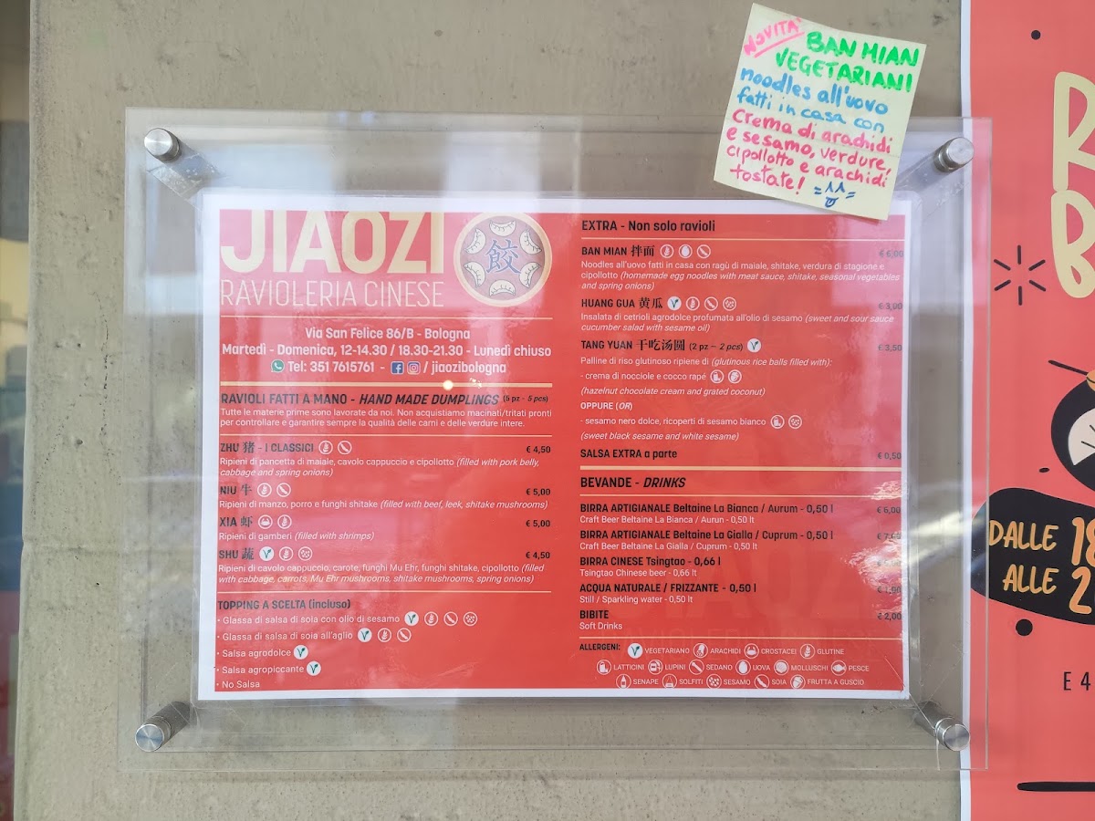 Menu Jiaozi Ravioleria Cinese-9