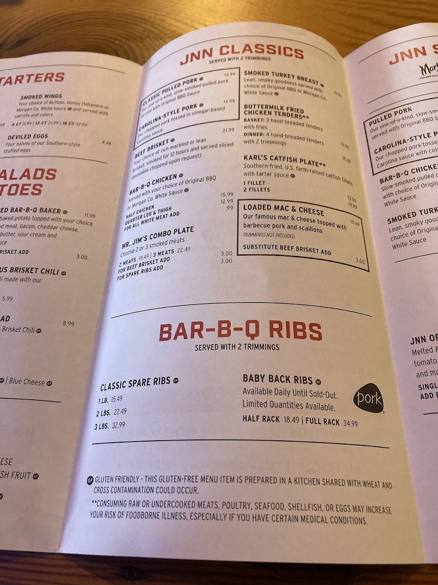 Menu Jim 'n Nick's Bar-B-Q-10