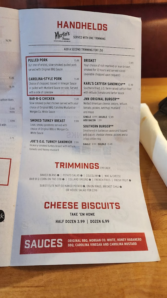 Menu Jim 'n Nick's Bar-B-Q-3