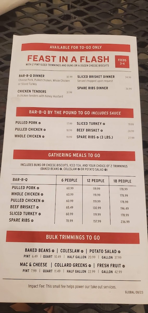 Menu Jim 'n Nick's Bar-B-Q-9