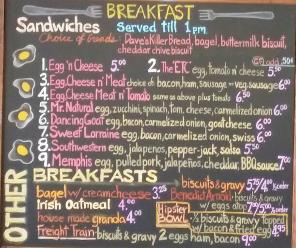 Menu Jim & Patty's Coffee-10