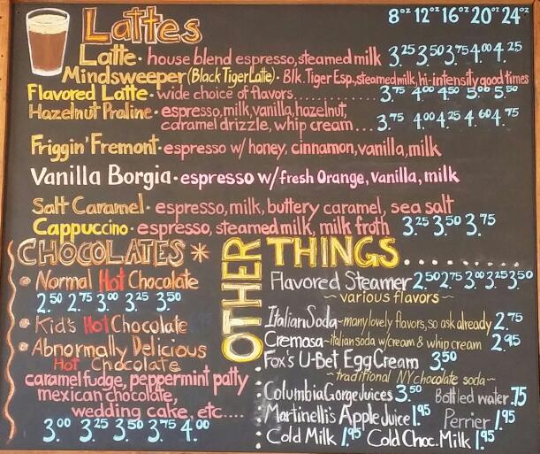 Menu Jim & Patty's Coffee-2
