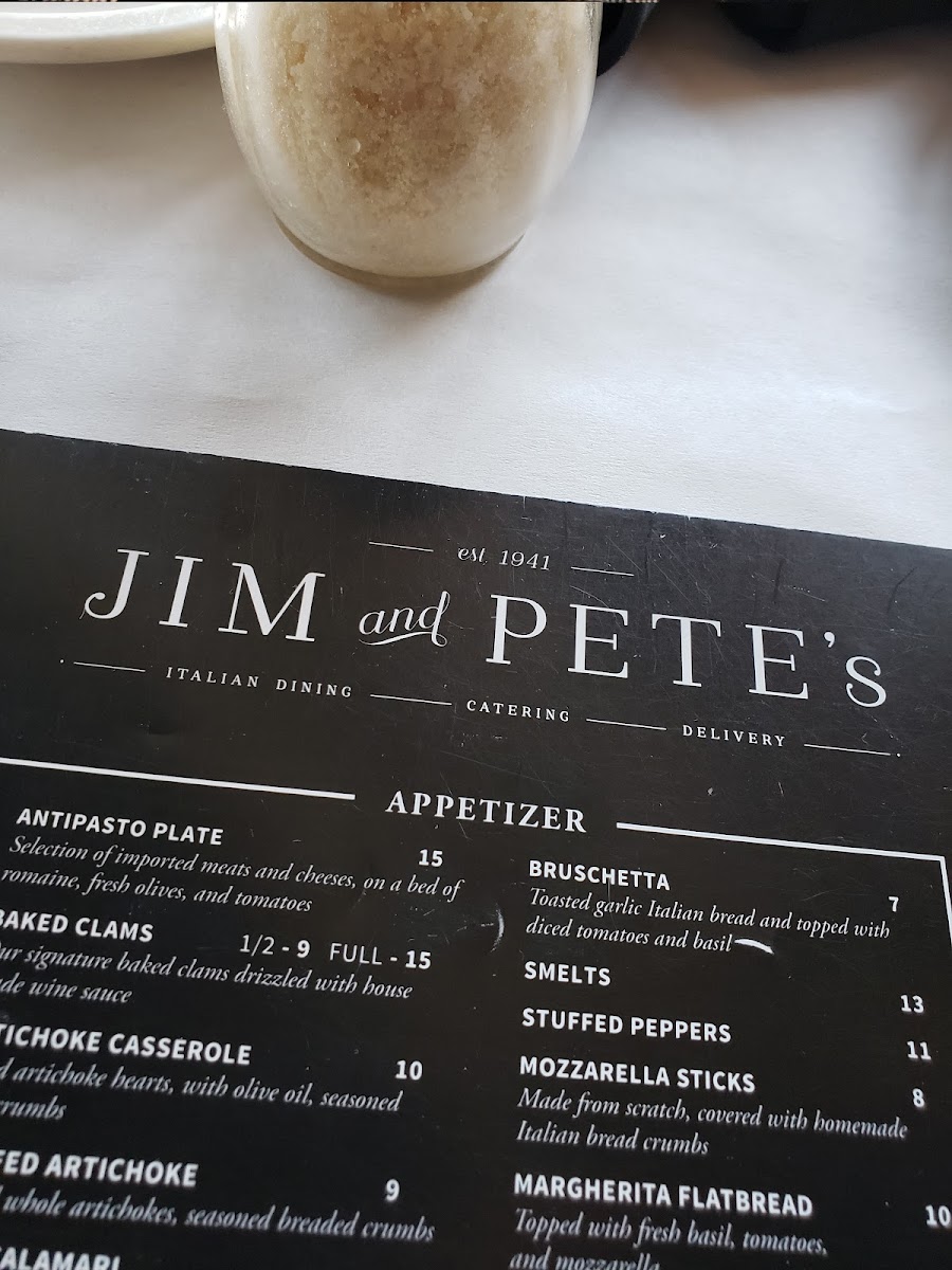 Menu Jim & Pete's-4