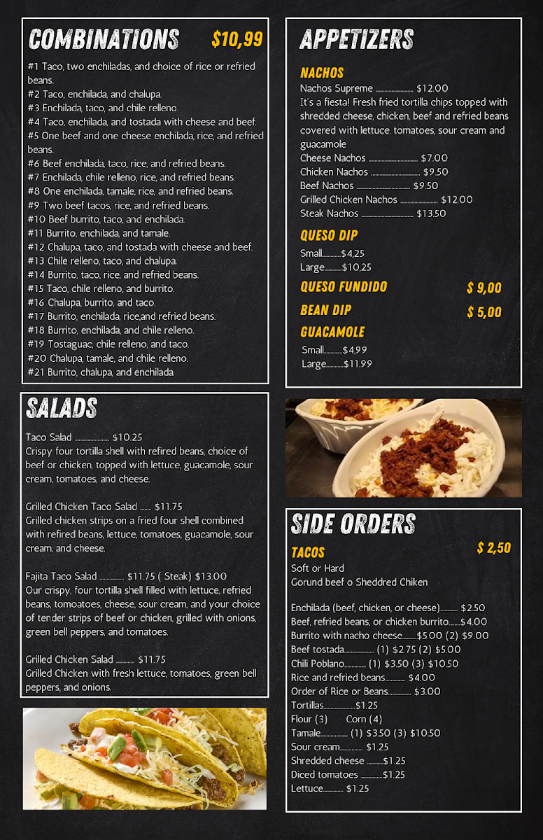 Menu Jimador Authentic Mexican Cuisine-1