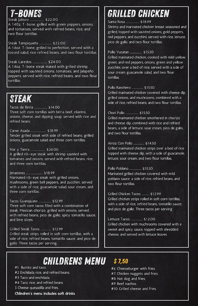 Menu Jimador Authentic Mexican Cuisine-4