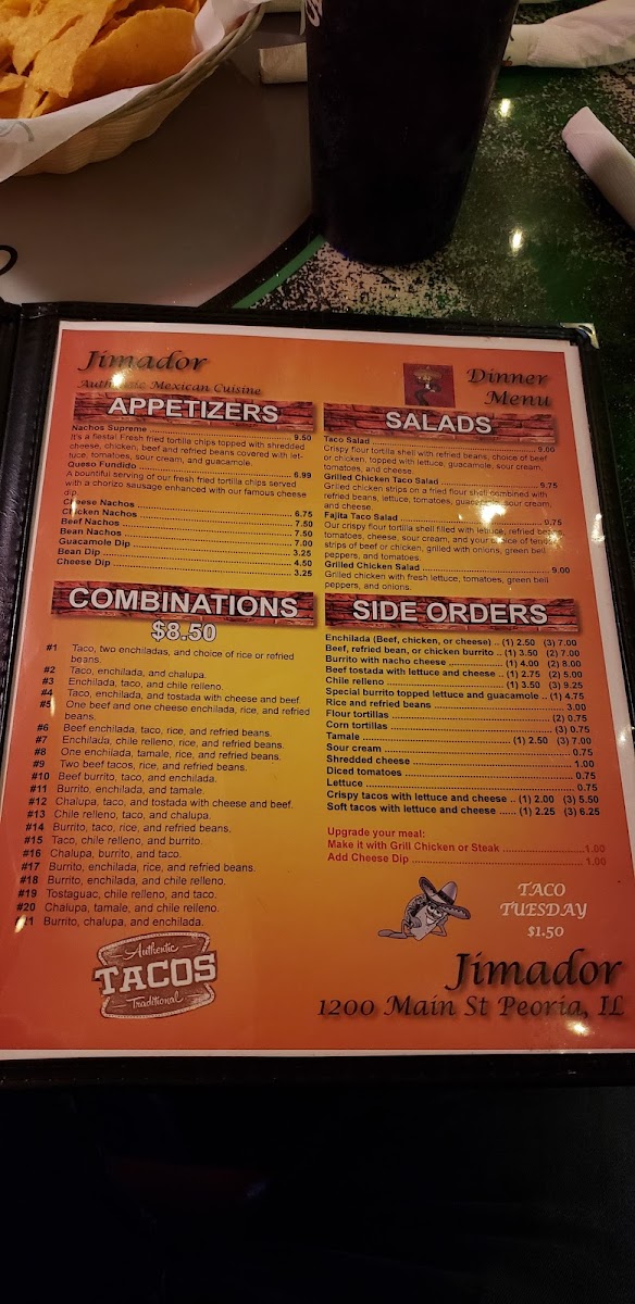 Menu Jimador Authentic Mexican Cuisine-9