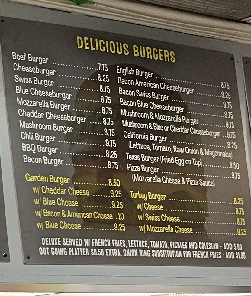 Menu Jimbo's Hamburger Place-1