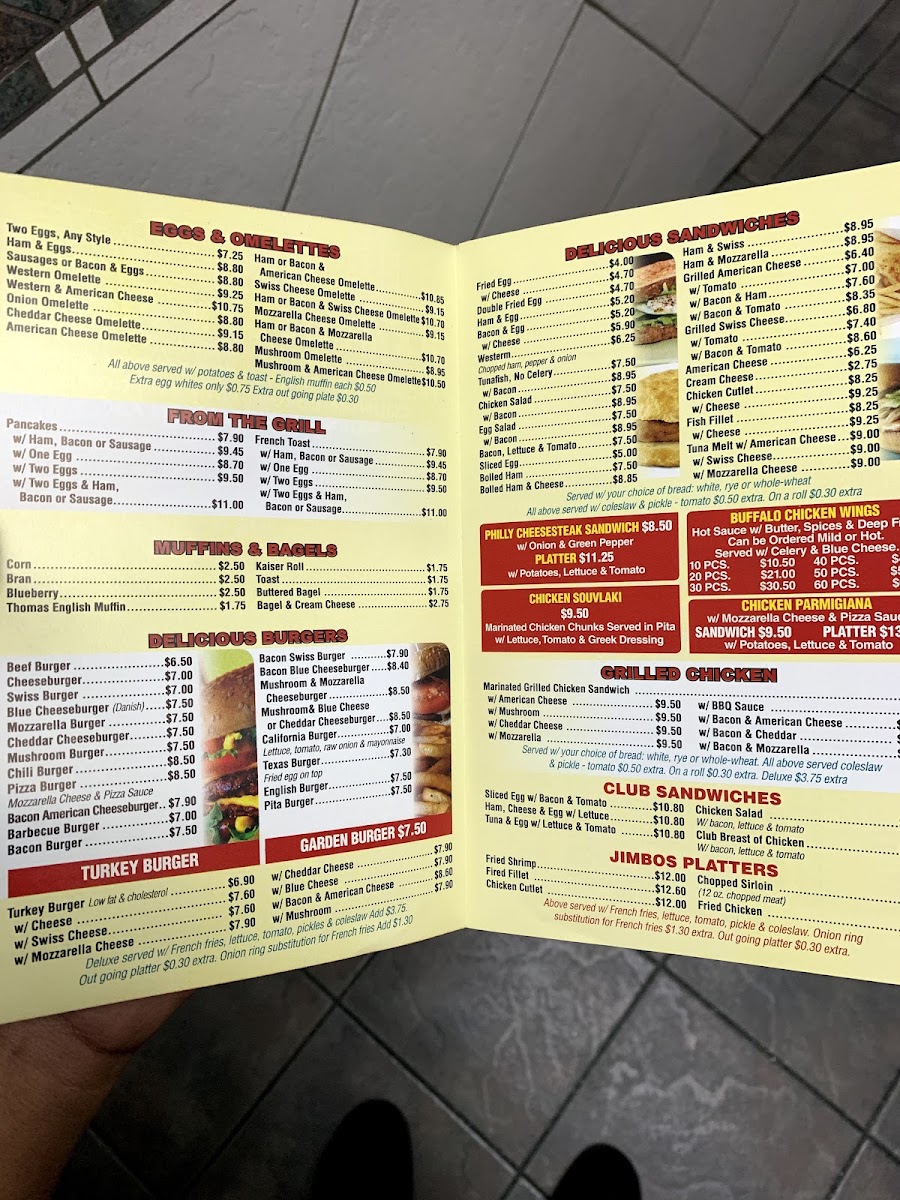 Menu Jimbo's Hamburger Place-7