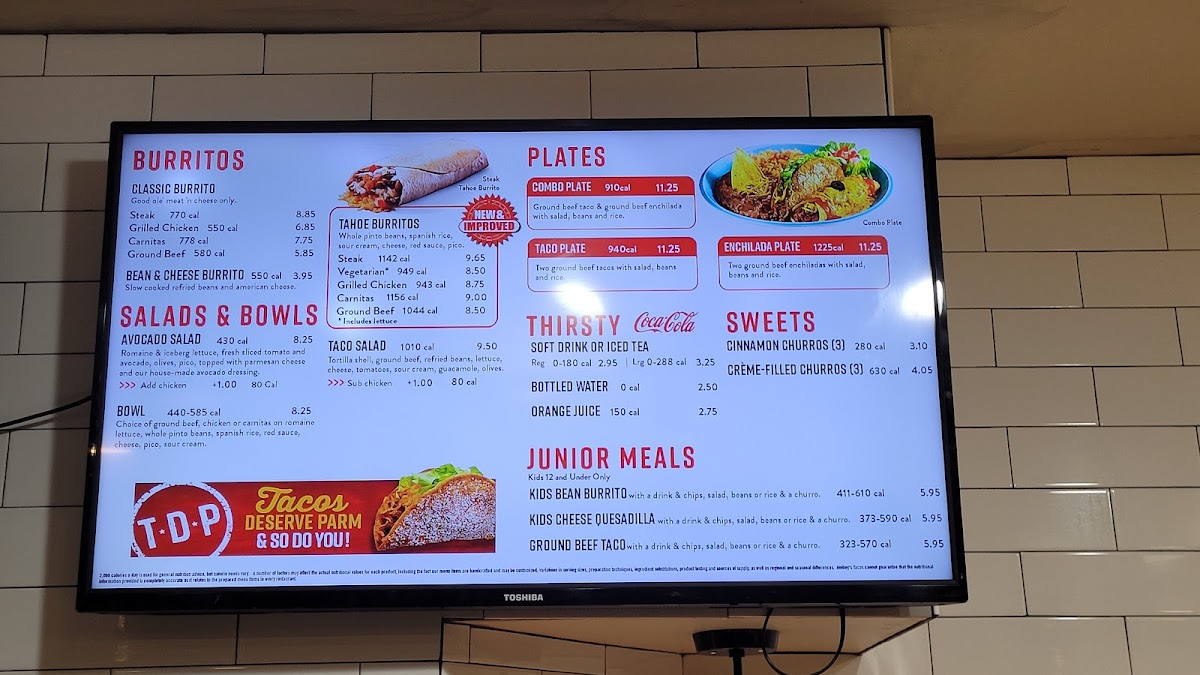 Menu Jimboy's Tacos-1