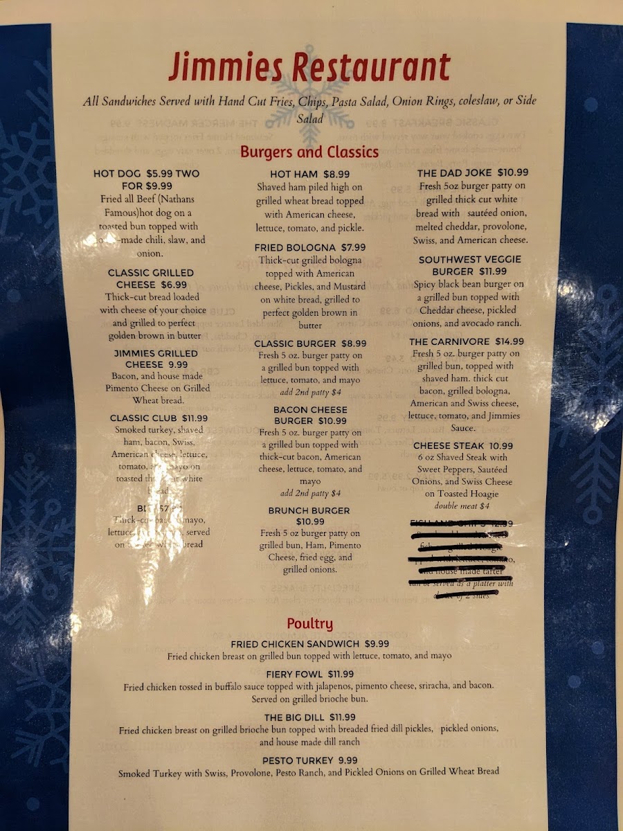 Menu Jimmies Restaurant-2