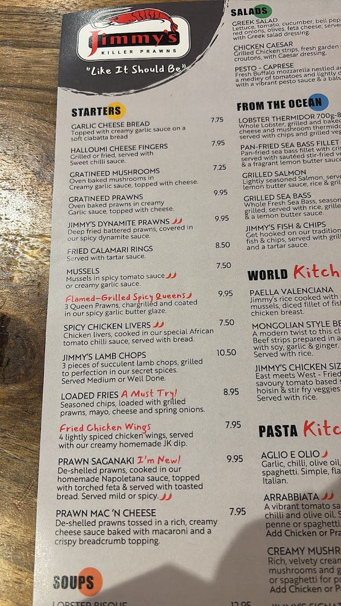 Menu Jimmy’S Killer Prawns-7