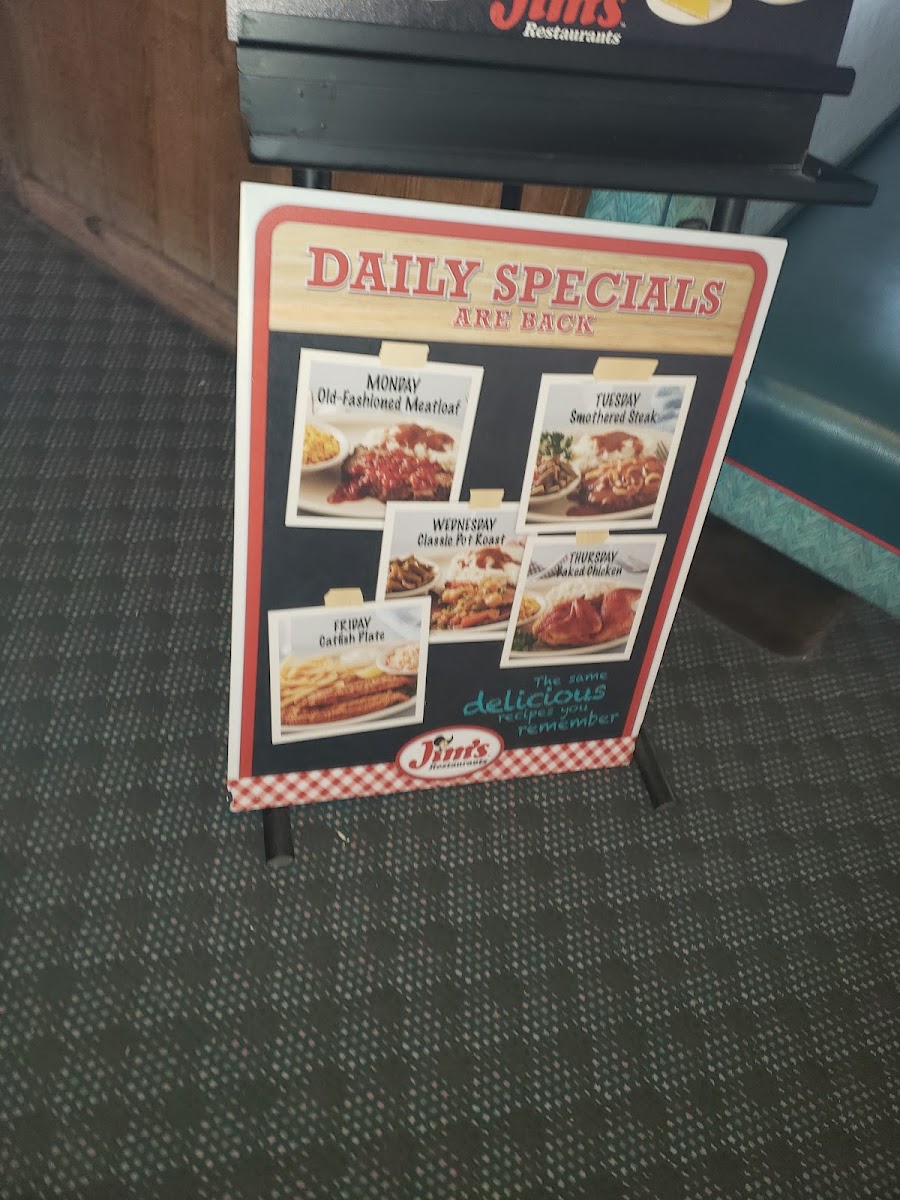 Menu Jim's Restaurant-1