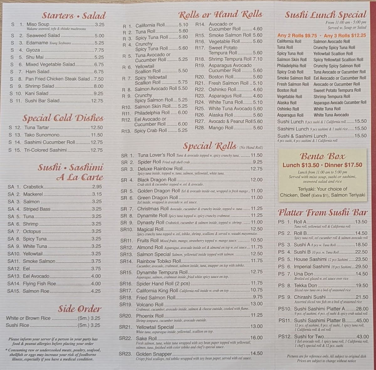 Menu Jin Jin Hong Kong Cafe-1