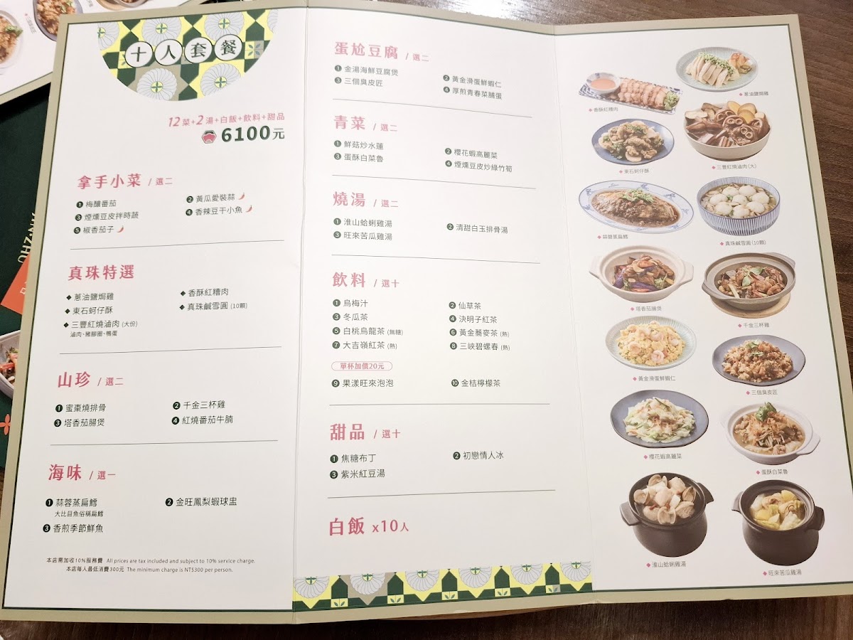 Menu Jin Zhu Yonghe Branch-1