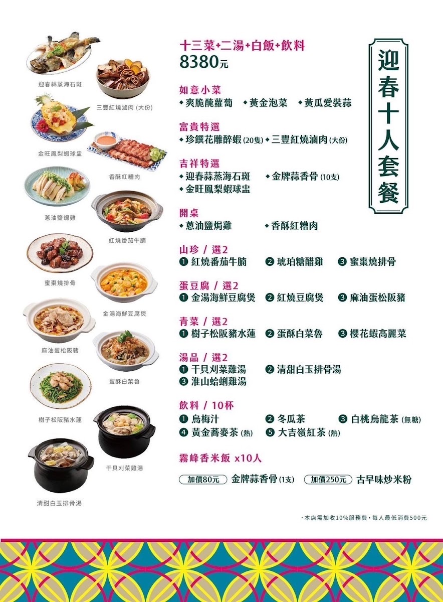 Menu Jin Zhu Yonghe Branch-8