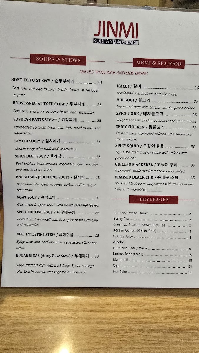 Menu Jinmi Korean Restaurant-4