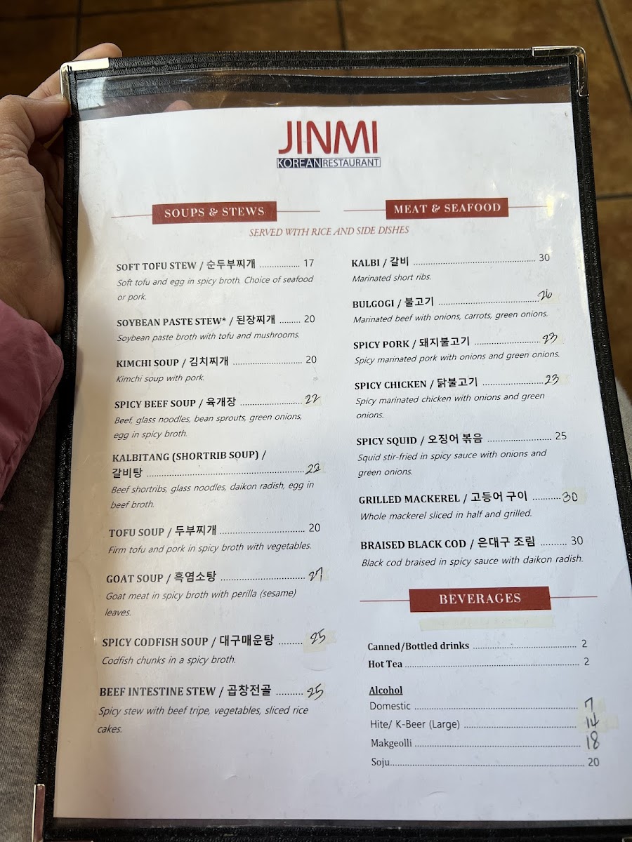 Menu Jinmi Korean Restaurant-7