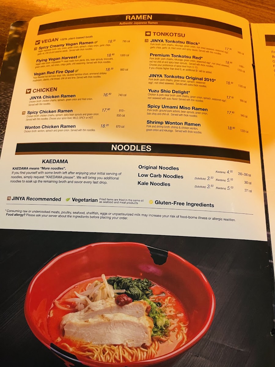 Menu Jinya Ramen Bar - Eastvale-4