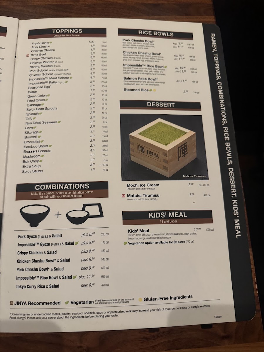 Menu Jinya Ramen Bar - Eastvale-5