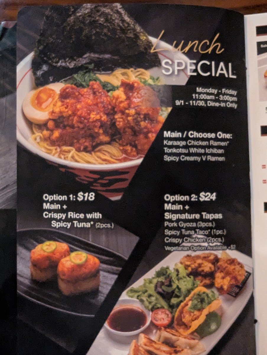 Menu Jinya Ramen Bar - Fairfax-4