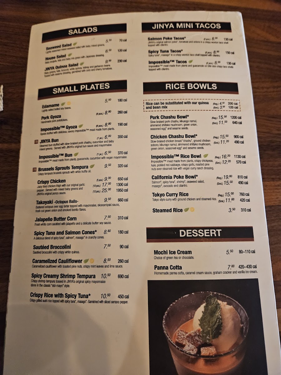 Menu Jinya Ramen Bar - Fairfax-7