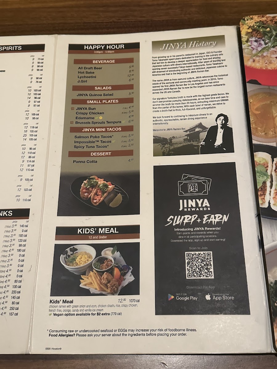 Menu Jinya Ramen Bar - Midtown-2
