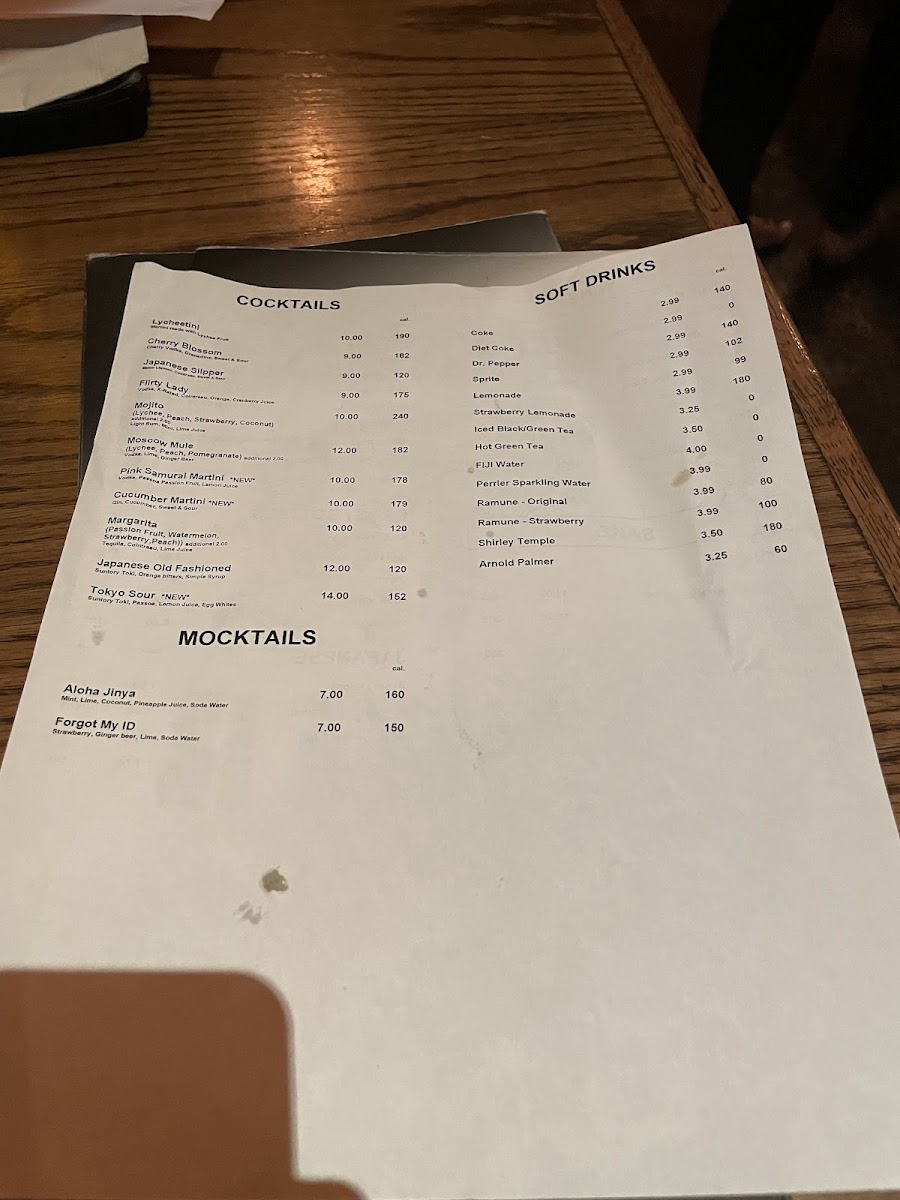 Menu Jinya Ramen Bar - Midtown-4