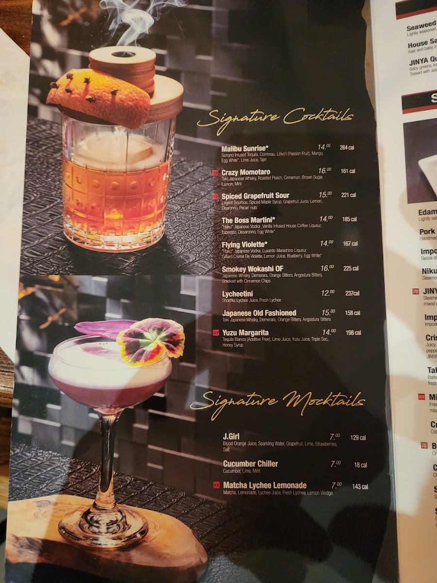 Menu Jinya Ramen Bar - Midtown-8