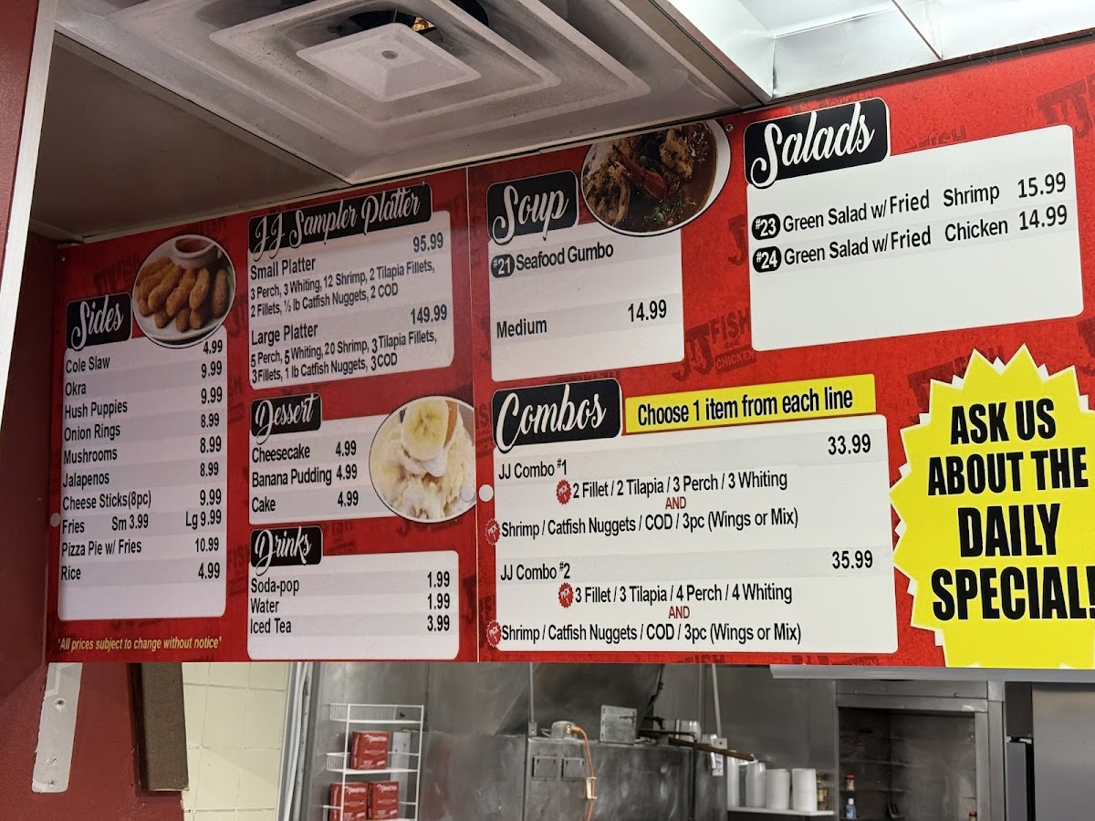 Menu Jj Fish & Chicken-7