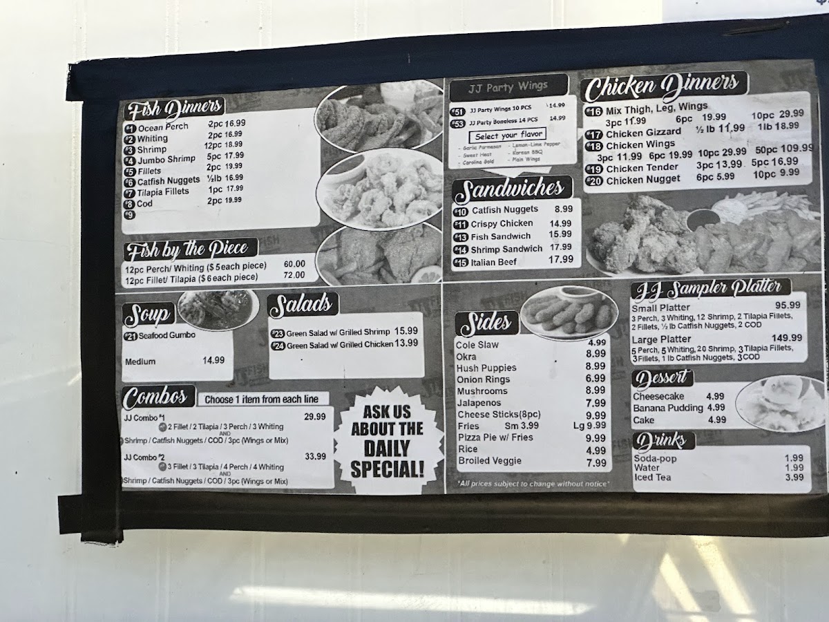 Menu Jj Fish & Chicken-8
