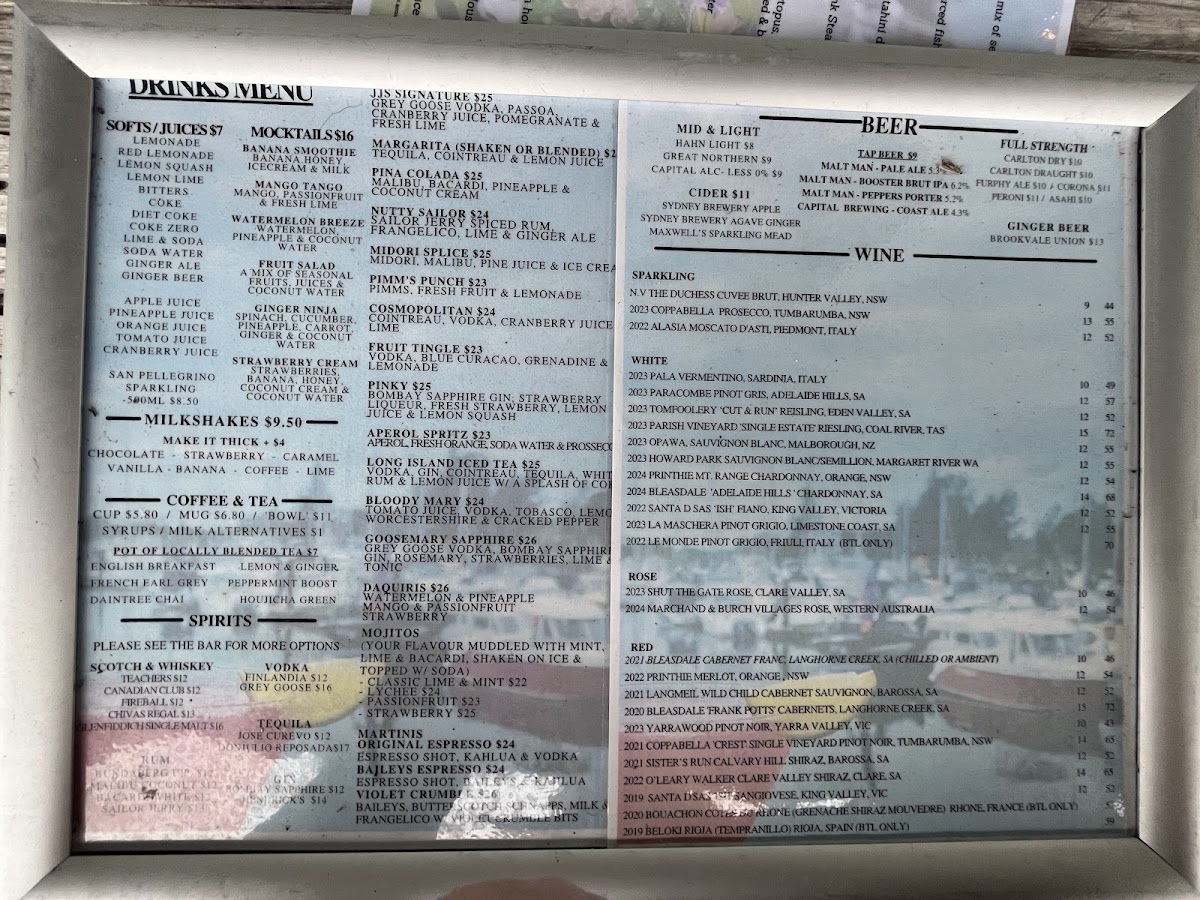 Menu Jj's At The Marina-6