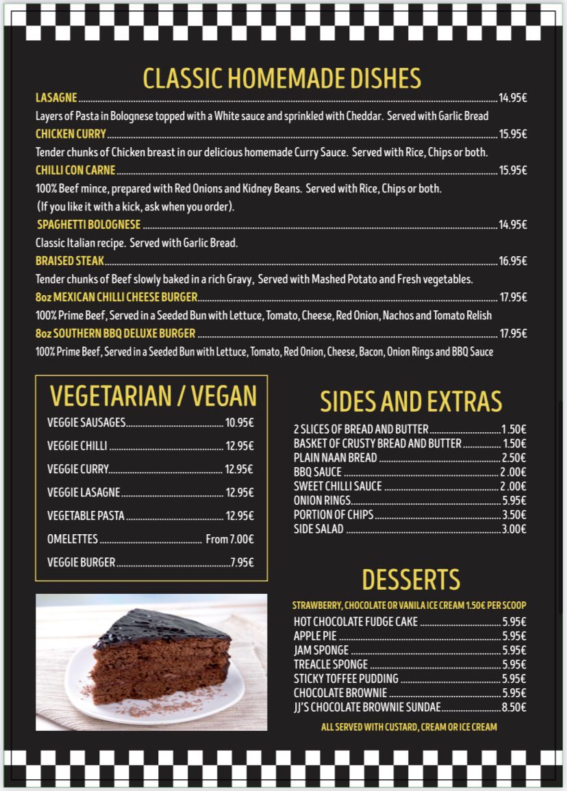 Menu Jjs Bar And Restaurant-1