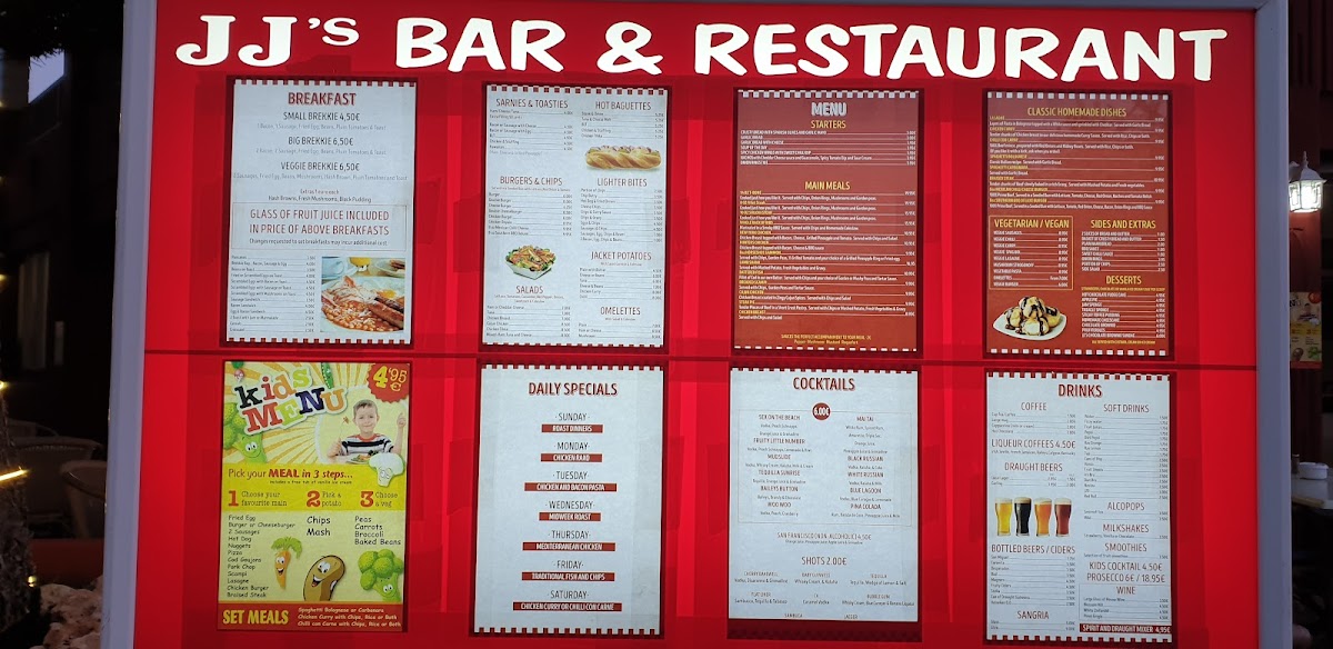 Menu Jjs Bar And Restaurant-10