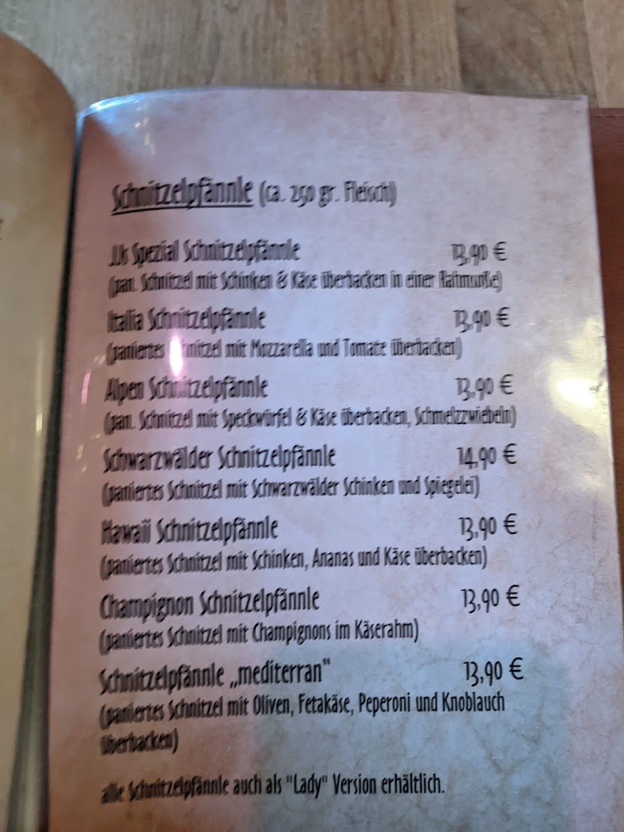 Menu Jjs Raugrund - Restaurant, Bar, Biergarten-8