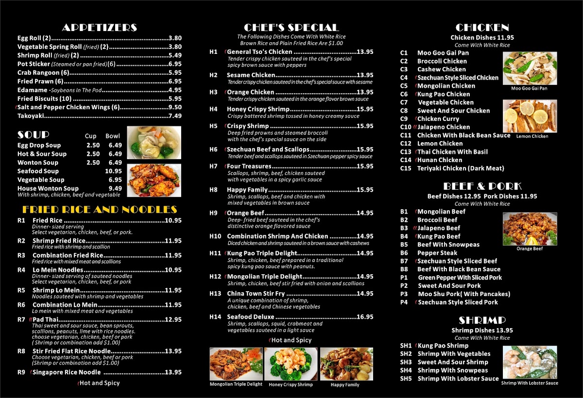 Menu Jj’S Wok-3