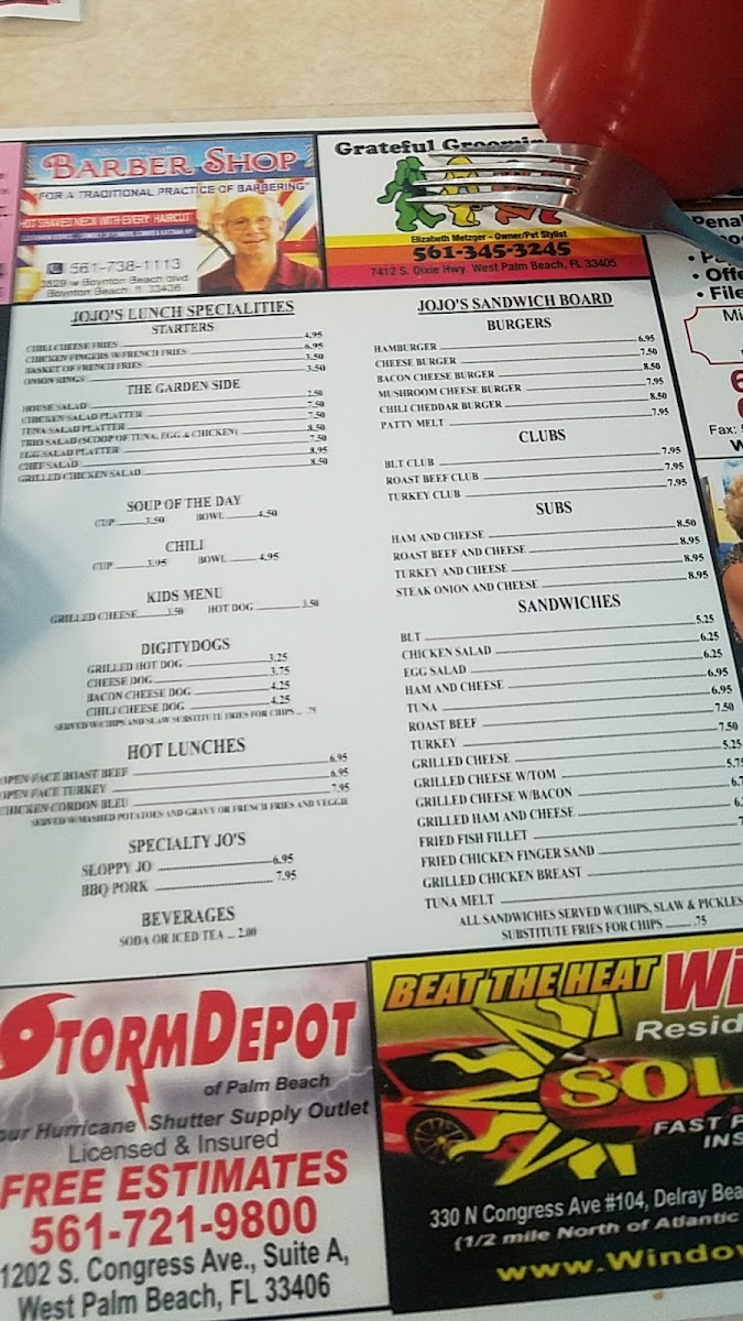Menu Jo-Jo's Cafe-7