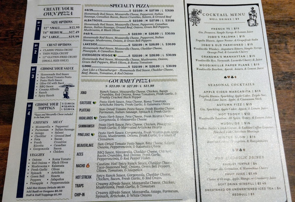 Menu Jobo's Pizza Pub-3