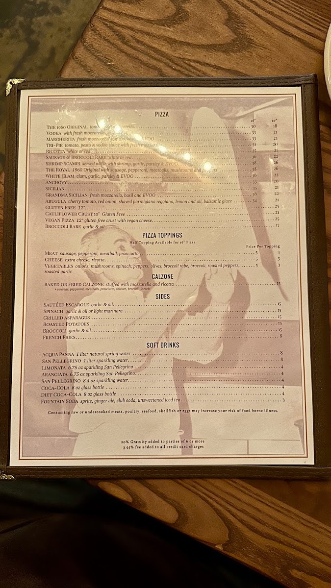 Menu Joe & Pat's Nyc-3