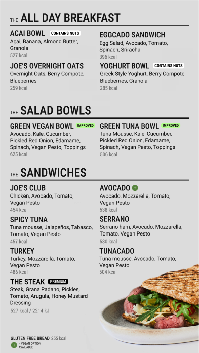 Menu Joe & The Juice-1