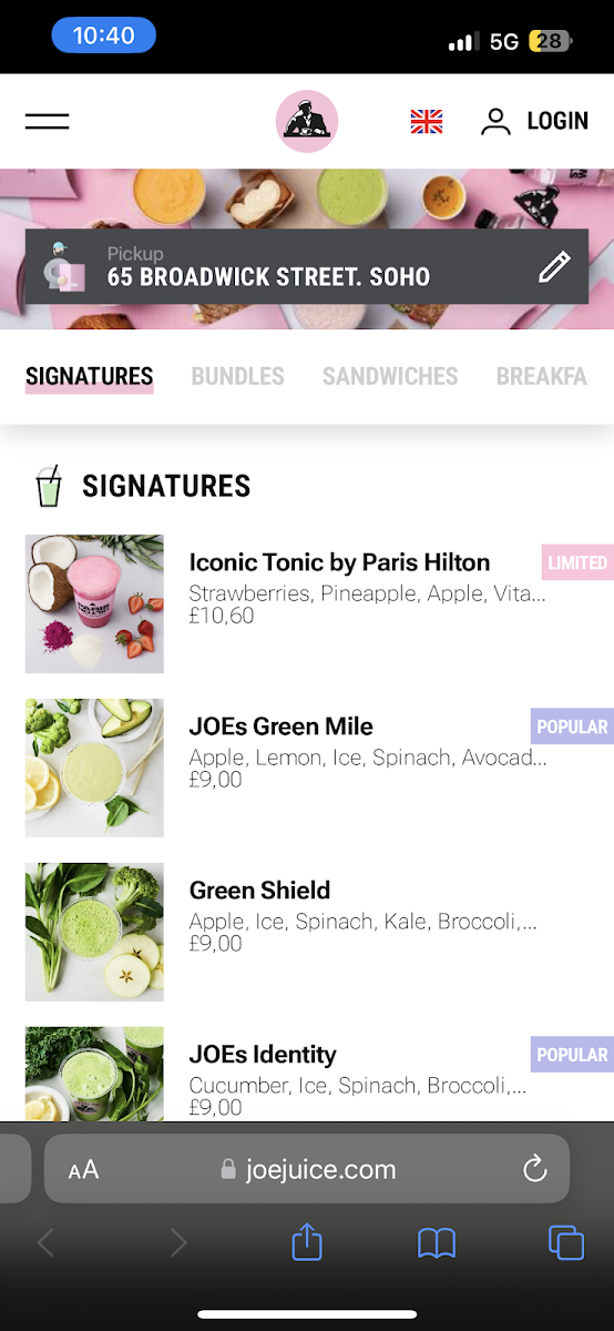Menu Joe & The Juice-10