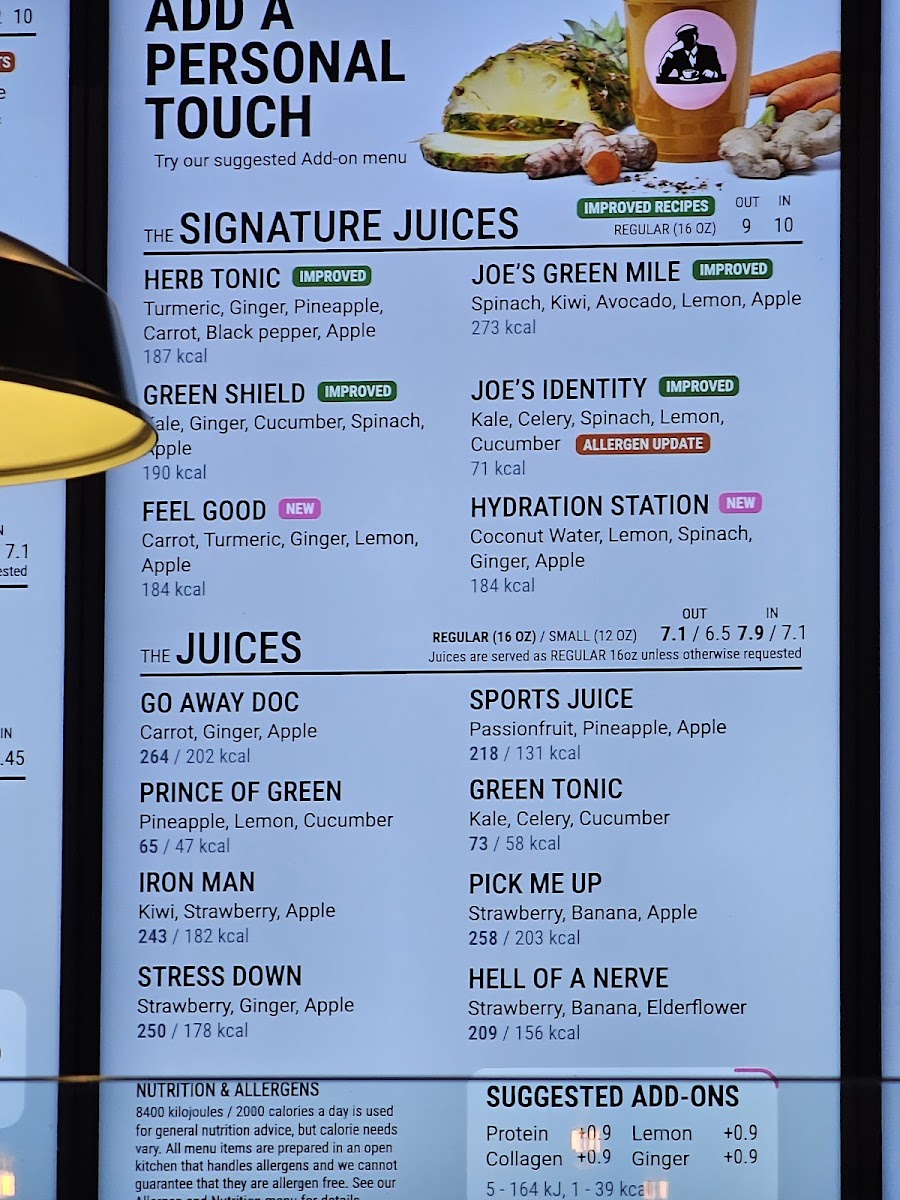 Menu Joe & The Juice-7