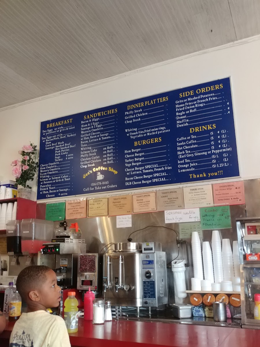 Menu Joe's Coffee Shop-4