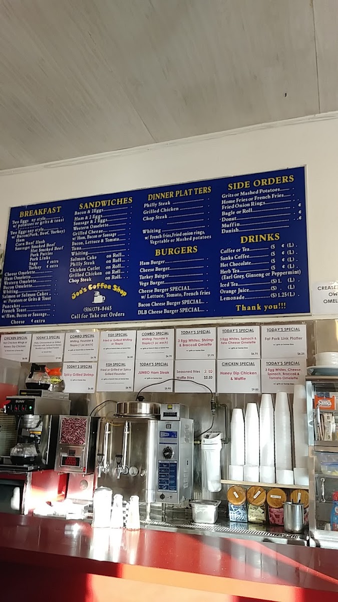 Menu Joe's Coffee Shop-5