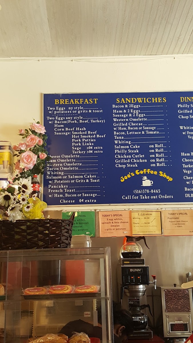 Menu Joe's Coffee Shop-6