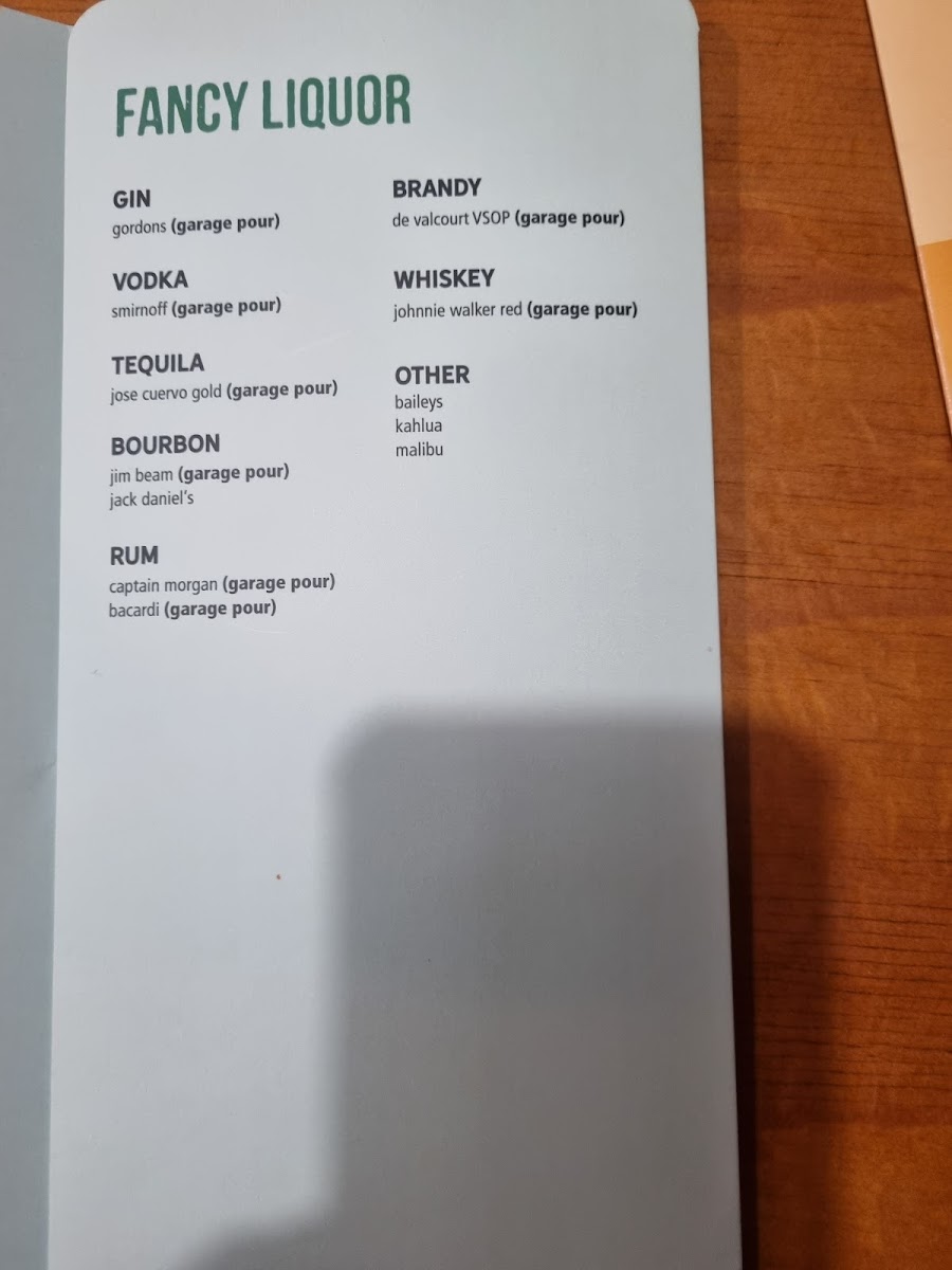 Menu Joe's Garage Palmerston North-5